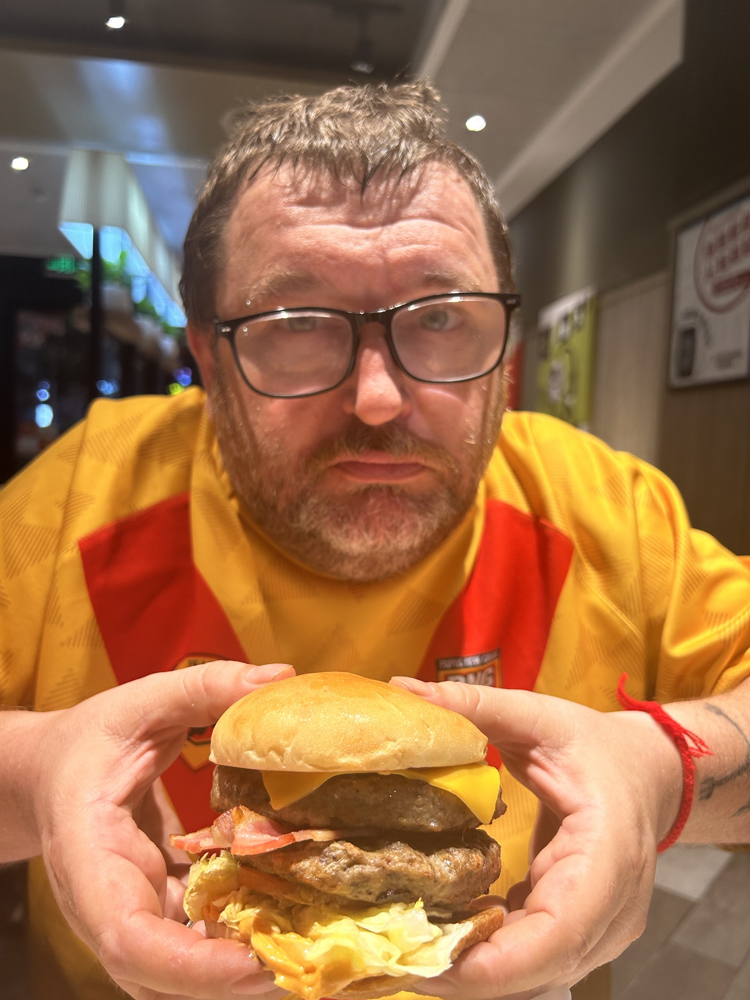 KFC Wagyu Beef Bacon Burger